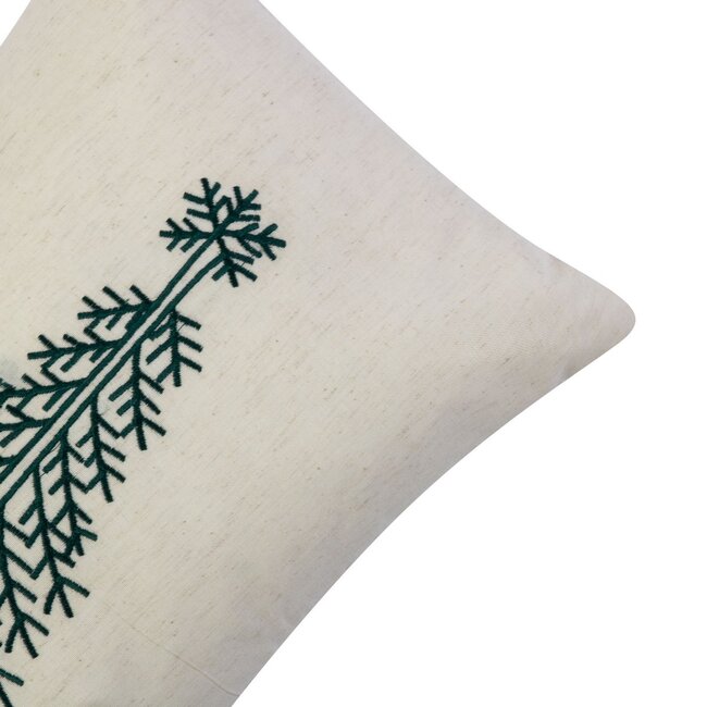 Linen & More Klaus Kussen beige groen 30x50cm