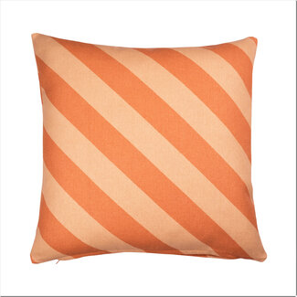 Linen & More Havanna kussen oranje 45x45cm