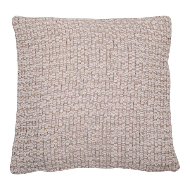 Linen & More River kussen beige 45x45cm