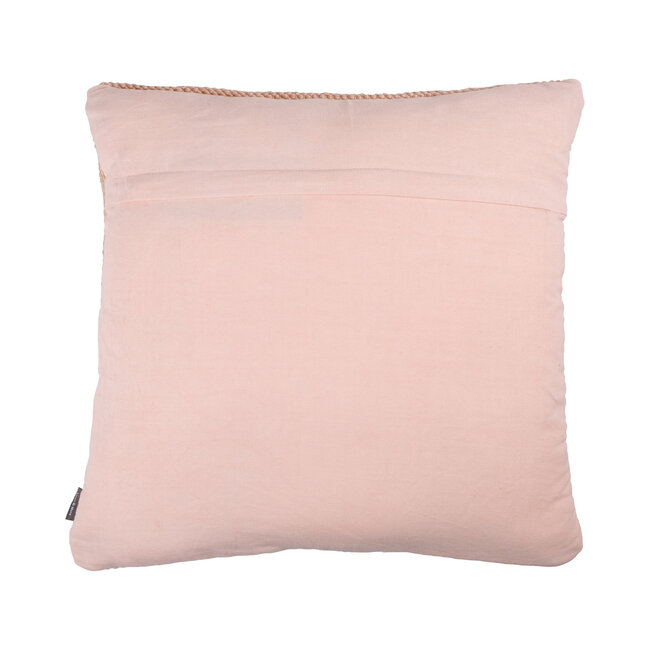 Linen & More Aden kussen roze 45x45cm