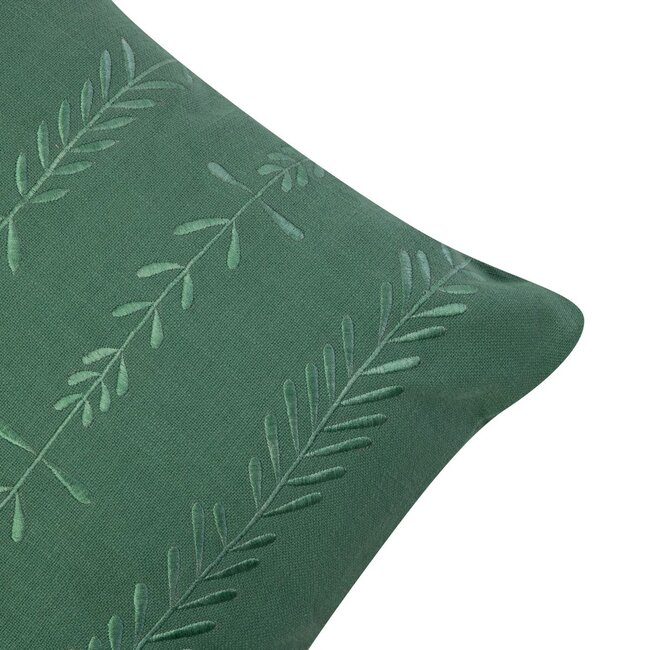 Linen & More Carol Kussen groen 45x45cm