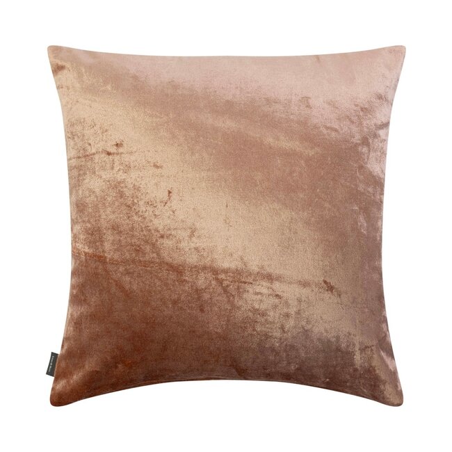 Linen & More Kira Kussen perzik roze 45x45cm