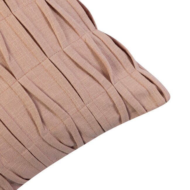 Linen & More Paulie Kussen perzik roze 45x45cm