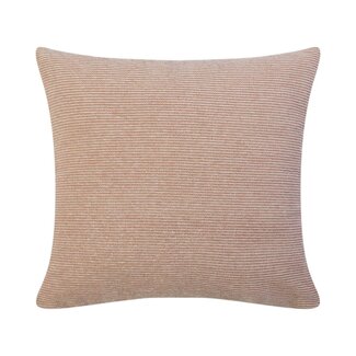 Linen & More Germaine Kussen rib roze 45x45cm