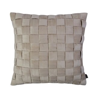 Linen & More Sylva Kussen beige 45x45cm