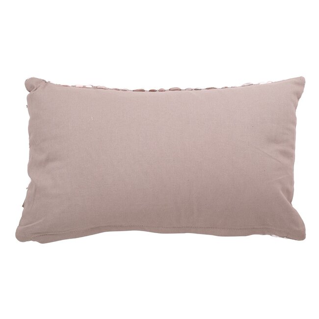 Linen & More Tye&Dye Acrylic Zigzag kussen roze 30x50cm