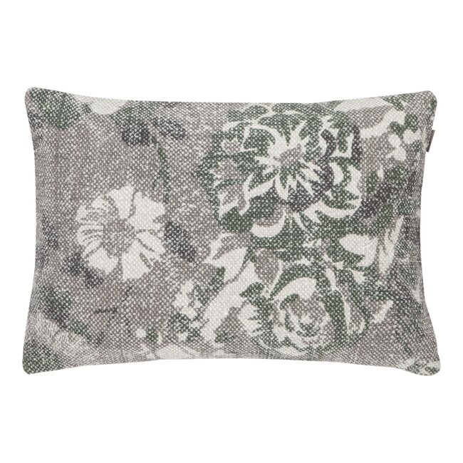 Linen & More Vintage Flower kussen groen 35x50cm