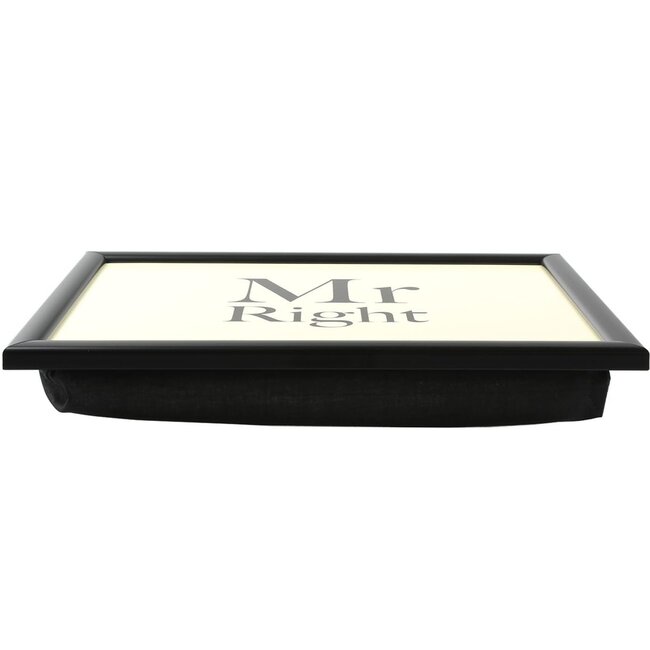 Lesser & Pavey Schootkussen Laptray – Mr. Right – 44 x 34 x 6 cm