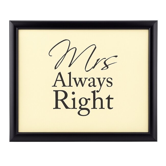 Lesser & Pavey Schootkussen Laptray – Mrs. Always Right – 44 x 34 x 6 cm