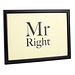 Lesser & Pavey Schootkussen Laptray – Mr. Right – 44 x 34 x 6 cm