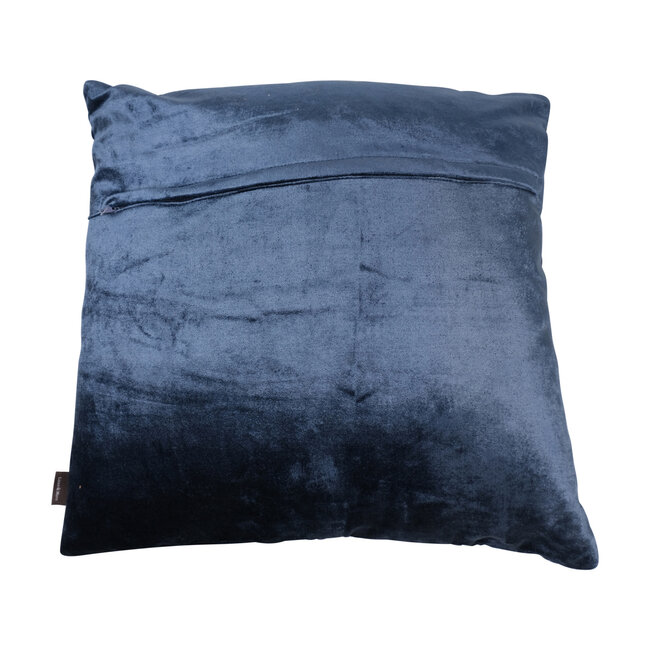 Linen & More Davina kussen blauw 45x45cm