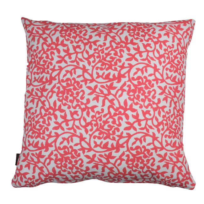 Linen & More Isla kussen rood 45x45cm