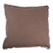 Linen & More Zoë kussen bruin 45x45cm