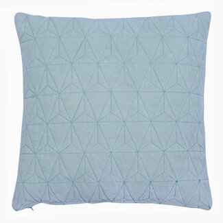 Linen & More Harper kussen groen 45x45cm