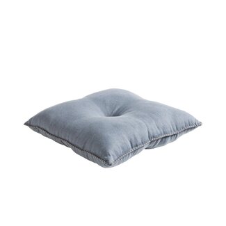 Linen & More Lindy kussen donkergrijs 45x45cm