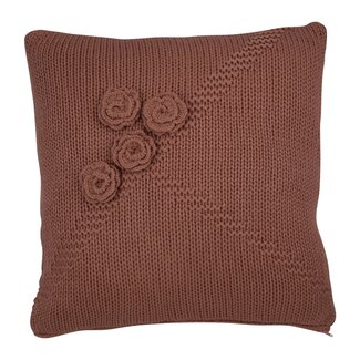 Linen & More Rose kussen roze 45x45cm