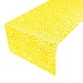 Linen & More Allover Dots Tafelloper geel 50x140cm