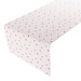 Linen & More Pretty Star Tafelloper rood 50x140cm