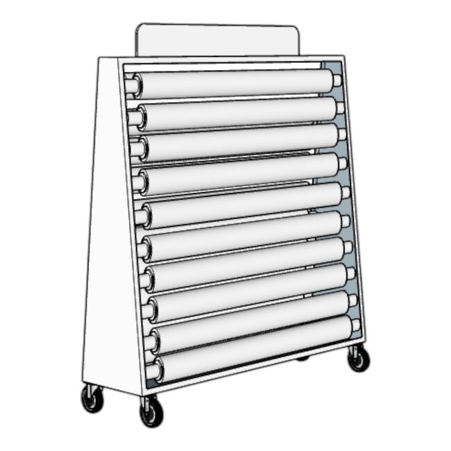 2Lif Metallic Plain Tafelzeil zilver 137cmx20mtr