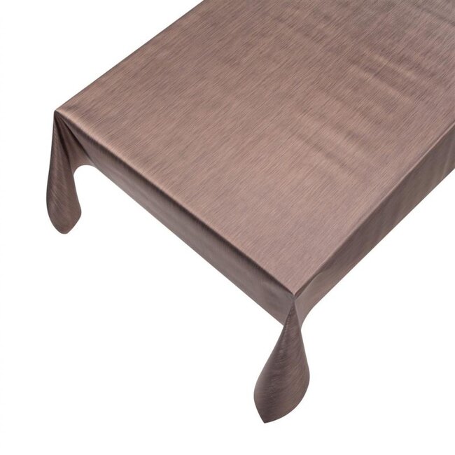 2Lif Metallic Coffee Tafelzeil bruin 137cmx20mtr