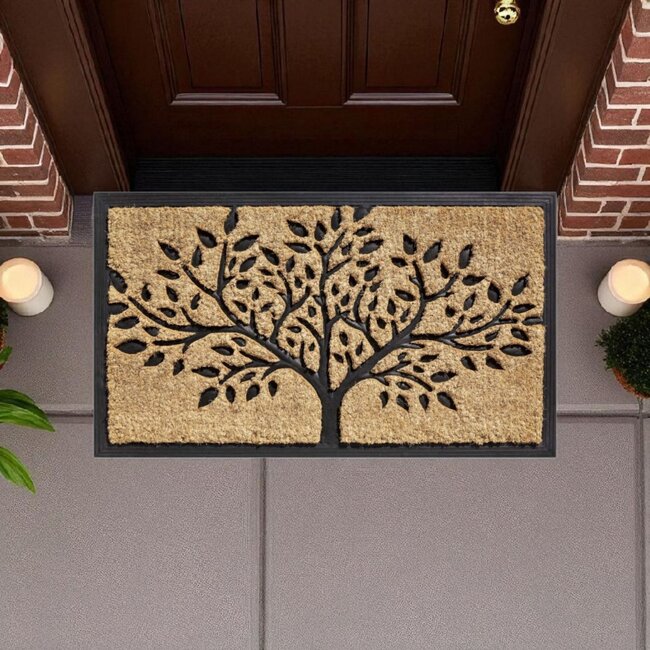 Dream-Living Deurmat Kokos -grote boom - 45x75cm