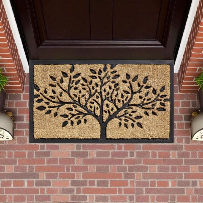 Dream-Living Deurmat Kokos -grote boom - 45x75cm