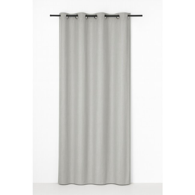 Linen & More Edera Vorhang Grau 8 Rings 135 x 260 cm