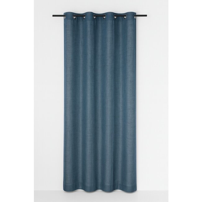 Linen & More Edera Vorhang Petrol 8 Rings 135 x 260 cm