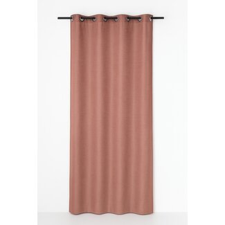 Linen & More Edera Vorhang Teracotta 8 Rings 135 x 260 cm