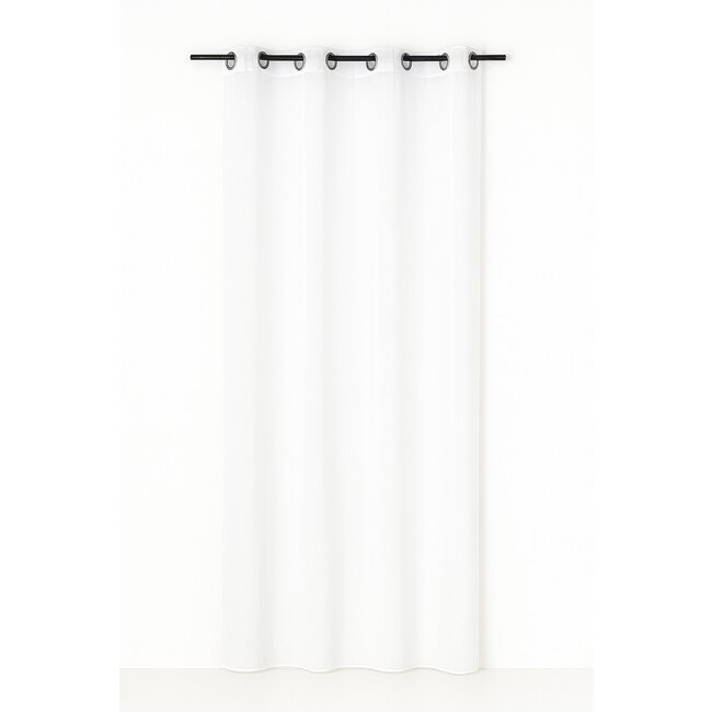 Linen & More Monna Vorhang Weiss 8 Rings 135 x 260 cm