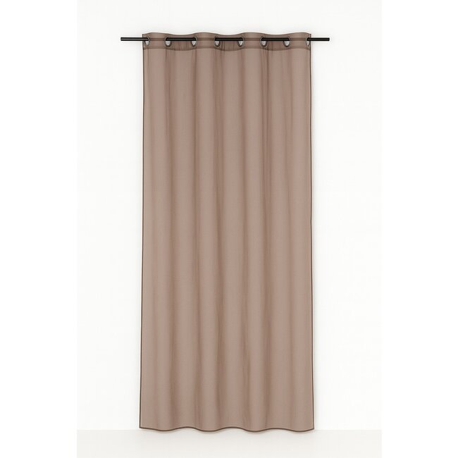 Linen & More Monna Vorhang Taupe 8 Rings 135 x 260 cm