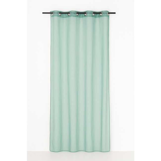 Linen & More Monna Vorhang Mint 8 Rings 135 x 260 cm