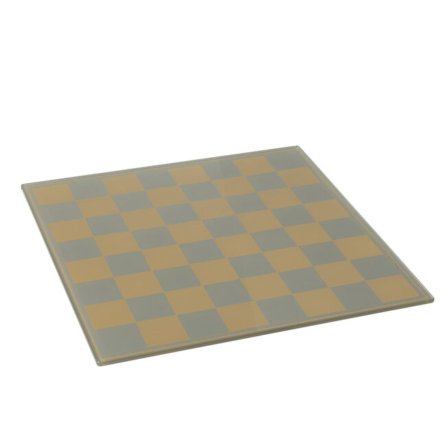 J-Line Schaakbord Polyresin Goudkleurig