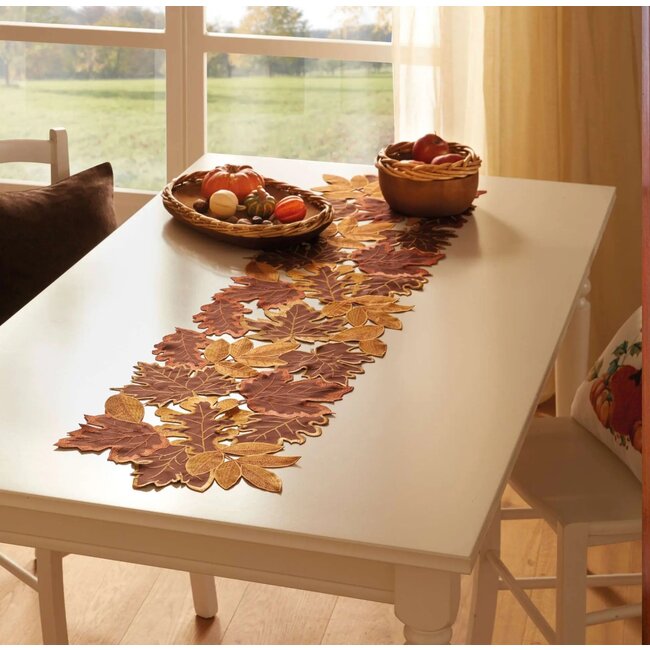 Dream-Living Herfstbladeren loper  145x36cm