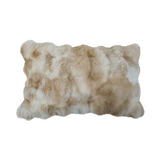 Mars & More half kussen teddy bubble beige 30x50cm