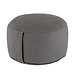 Dream-Living Yogakussen Meditatiekussen grijs  31 x ø 20 cm wasbare hoes