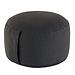 Dream-Living Yogakussen Meditatiekussen antraciet 31 x ø 20 cm wasbare hoes