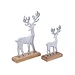 Dream-Living Herten Decoratie Set – Aluminium met Mangohout