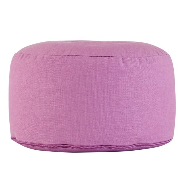 Dream-Living Yogakussen Meditatiekussen paars  31 x ø 20 cm wasbare hoes
