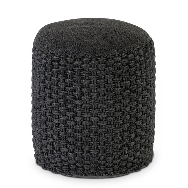 Kruk Zitkruk Merino Poef buiten ø40 H45cm Zit Poef navulbaar