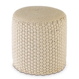 Kruk Zitkruk Merino Poef buiten ø40 H45cm Zit Poef navulbaar