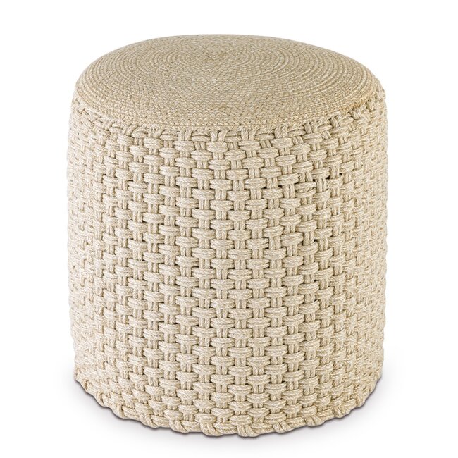 Kruk Zitkruk Merino Poef buiten ø40 H45cm Zit Poef navulbaar