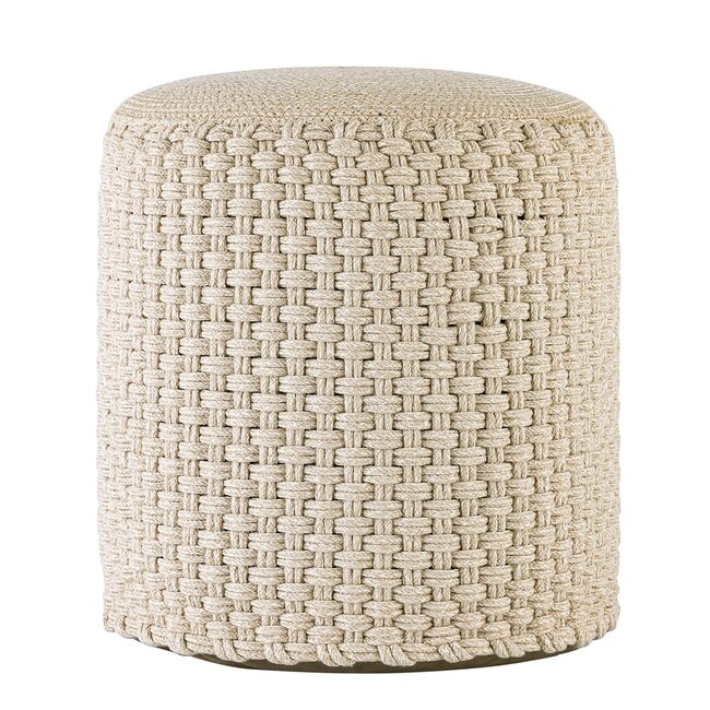 Kruk Zitkruk Merino Poef buiten ø40 H45cm Zit Poef navulbaar