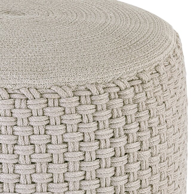 Kruk Zitkruk Merino Poef buiten ø40 H45cm Zit Poef navulbaar