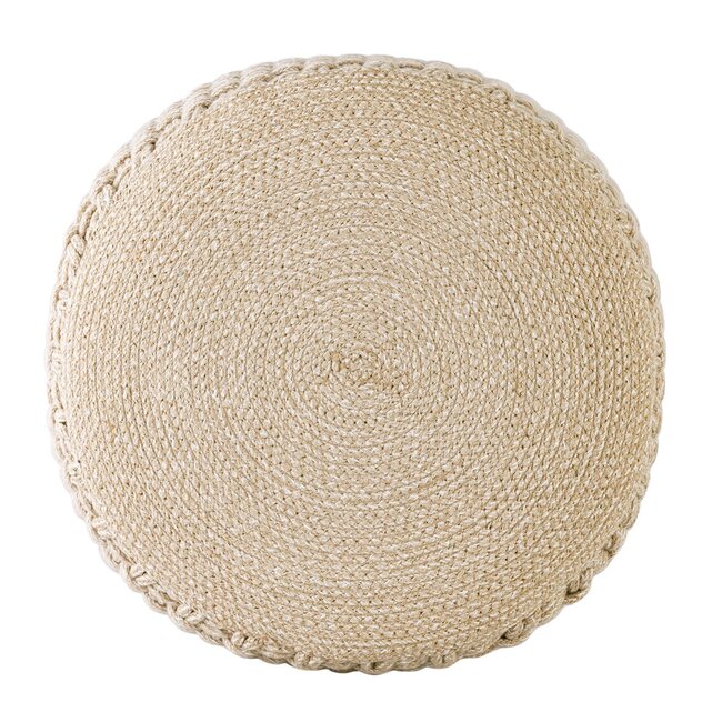 Kruk Zitkruk Merino Poef buiten ø40 H45cm Zit Poef navulbaar