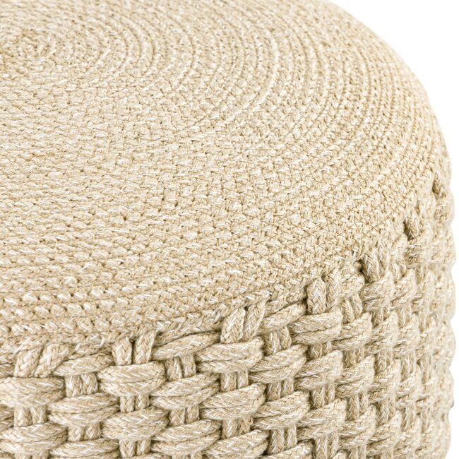 Kruk Zitkruk Merino Poef buiten ø40 H45cm Zit Poef navulbaar