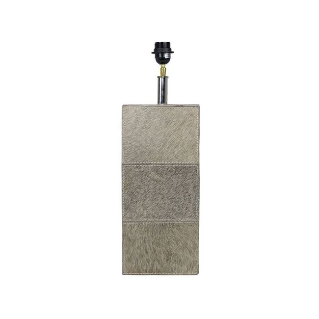 Mars & More lampvoet vierkant koe grijs 45cm