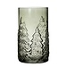 Mars & More Cilinder met boommotief groen h26 d16cm