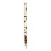 Mars & More Telefoonsnoer koeienleder bruin wit (bos taurus taurus) 120cm