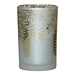 Mars & More Theelichthouder bladeren goud groot 18cm